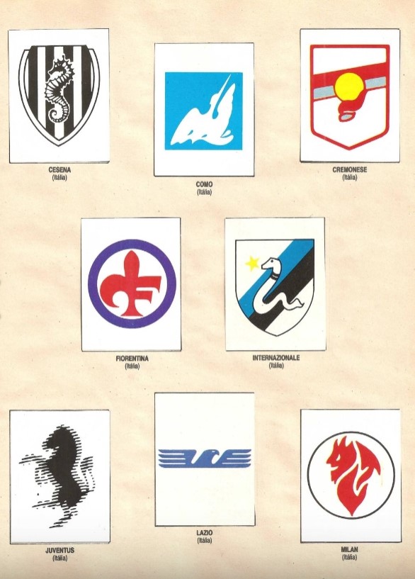 Placar Escudos do Mundo Inteiro 1988-89 pagina Cesena