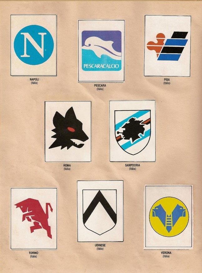 Placar Escudos do Mundo Inteiro 1988-89 pagina Italia 3